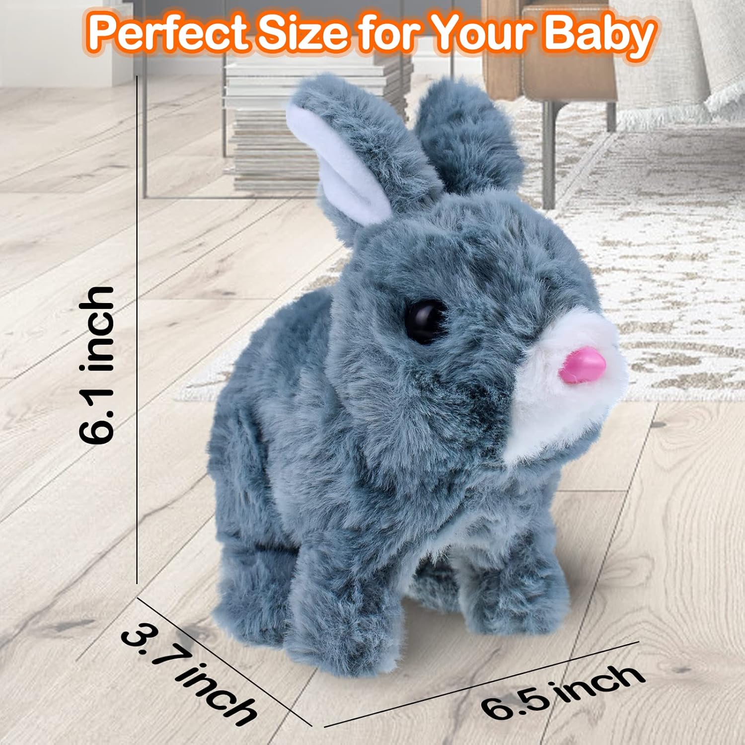 Electronic Pet Rabbit Toy, Electronic Plush Puppy Toy,Pet For Girls
