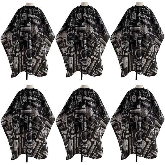 Hedume 3 Pack Waterproof Salon Cape, Professional Hair Salon Cutting Cape, Hairdressing Cape for Hair Cutting, Dyeing, Perming, Hair Mask, Hair Care
