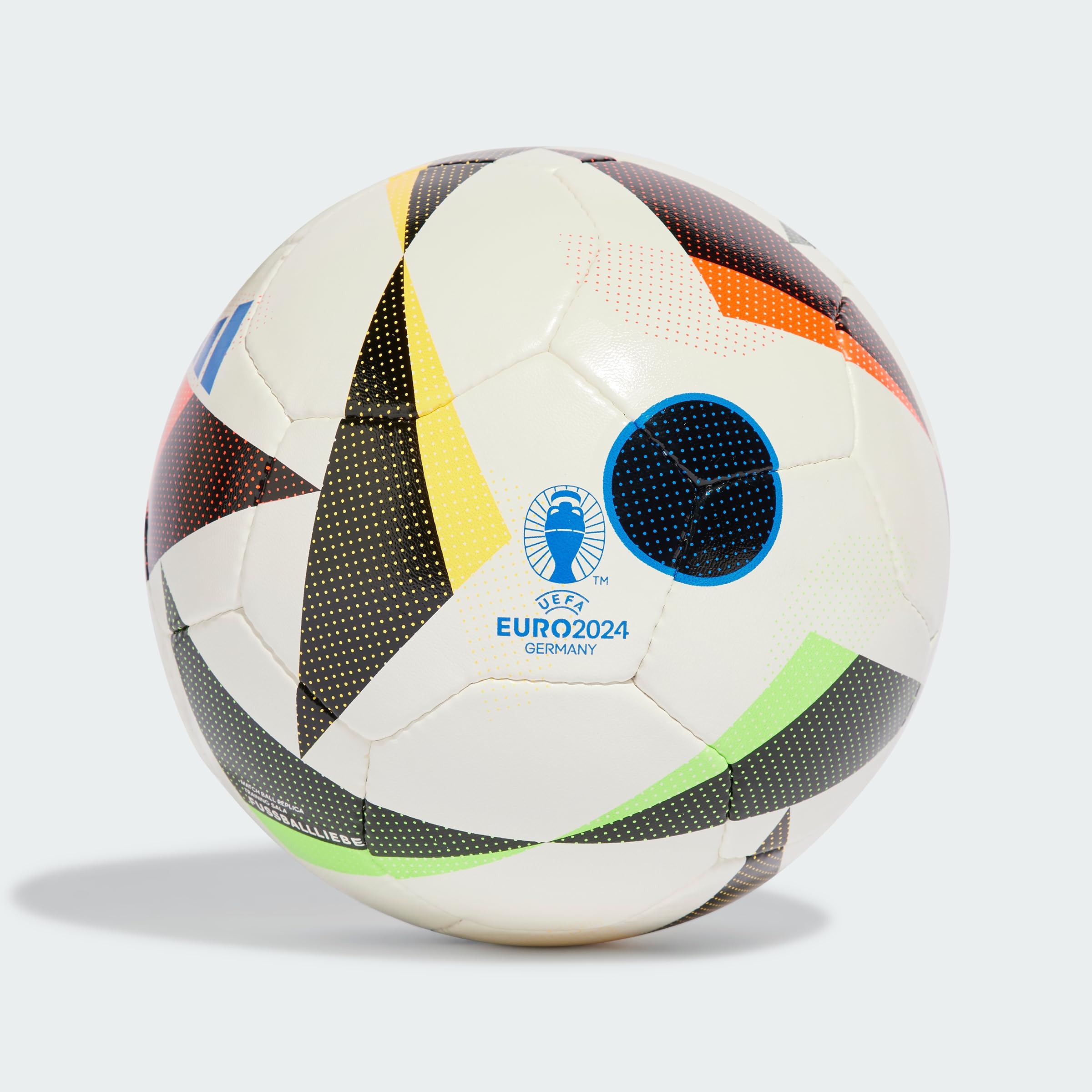 Adidas Football Love Training Sala Euro 2024 IN9377 - Palla da calcio unisex, 4 EU, colore: Bianco