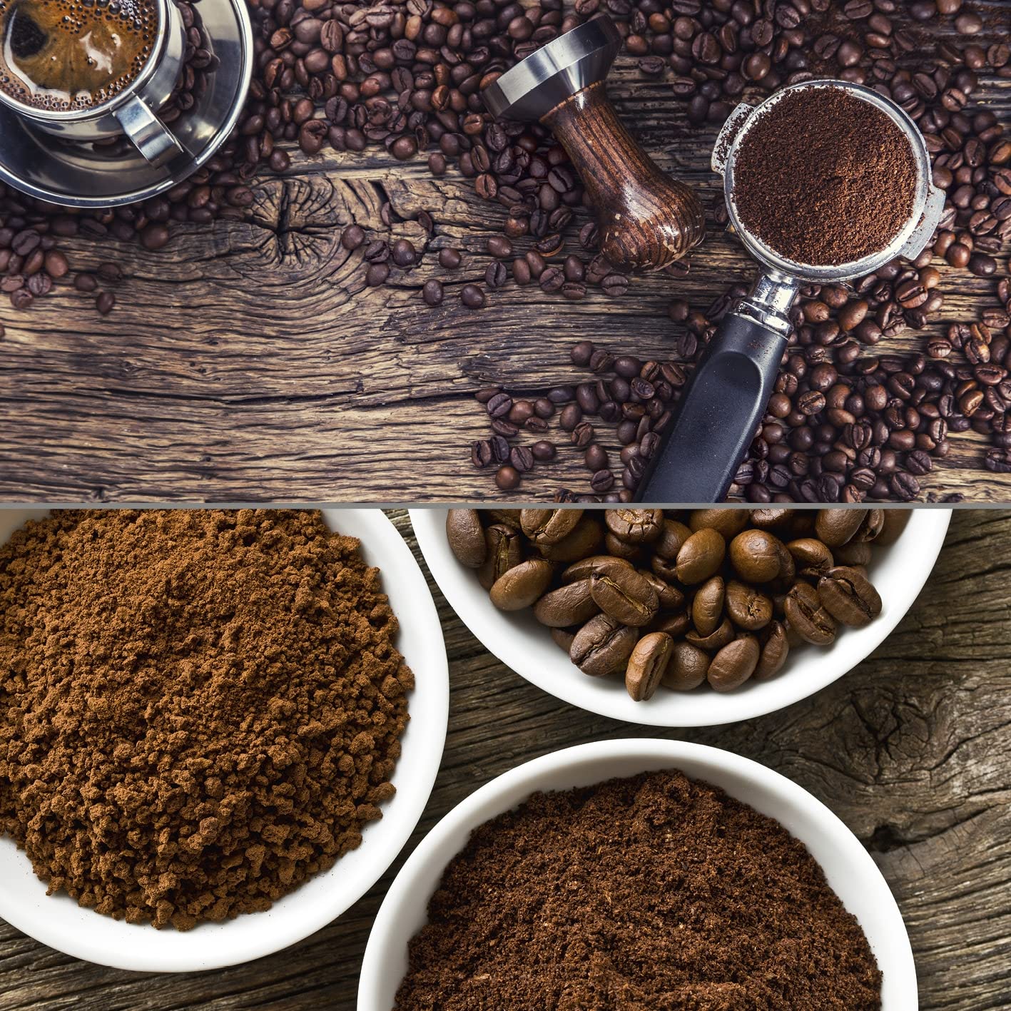 BEEM GRIND-PERFECT Elektryczny młynek do kawy, 250 g, 35-stopniowa regulacja stopnia mielenia, mielenie stożkowe, dozowanie regulowane pokrętłem (2-12 filiżanek), bezpośrednio w uchwycie sitowym o