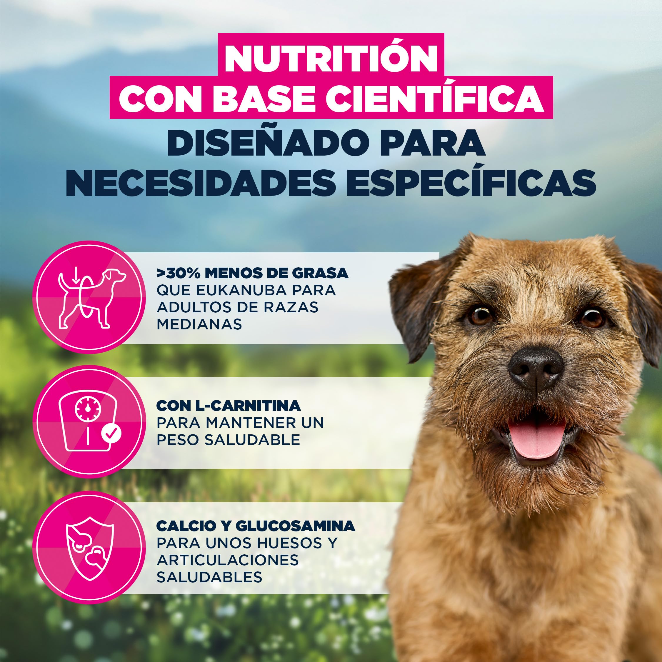 EUKANUBA Weight Control - Alimento Seco para Perros, Pollo, 15kg | Special Care | Bajo en grasa | Ayuda a mantener el peso | Pollo
