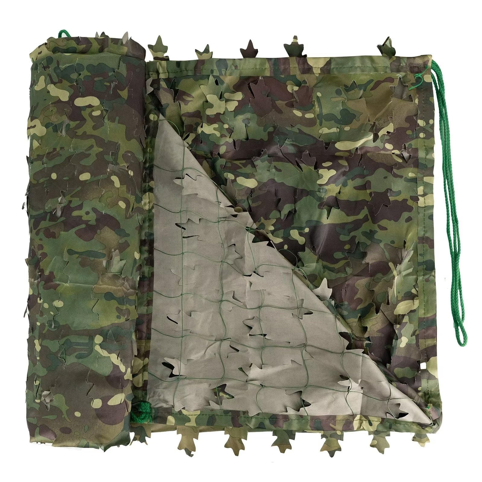 LOOGU Custom Woodland Camuflaje Red Camping Caza Militar Camuflaje Neto — view 10