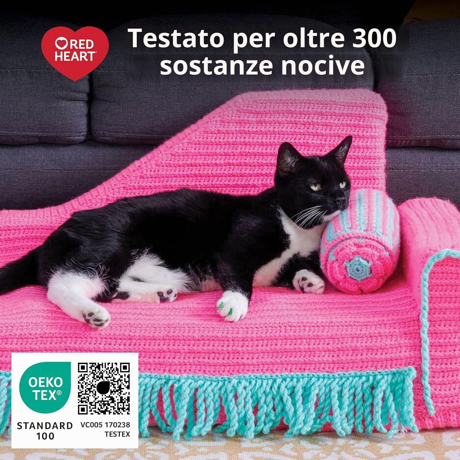 Red Heart Aran, confezione da 3 pezzi, 198 g, acrilico, 4 medi (pettinati), 300 m, per lavori a maglia, uncinetto, artigianato e amigurumi