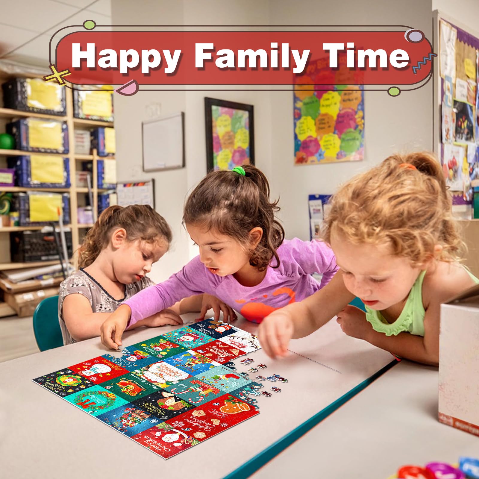 Puzzle Advent Calendar 2025 For Adult 1000 Pieces?Christmas Puzzle Calendar, Birthday Party Toy For Men Women Elders Seniors, 19.7 * 27.5inch