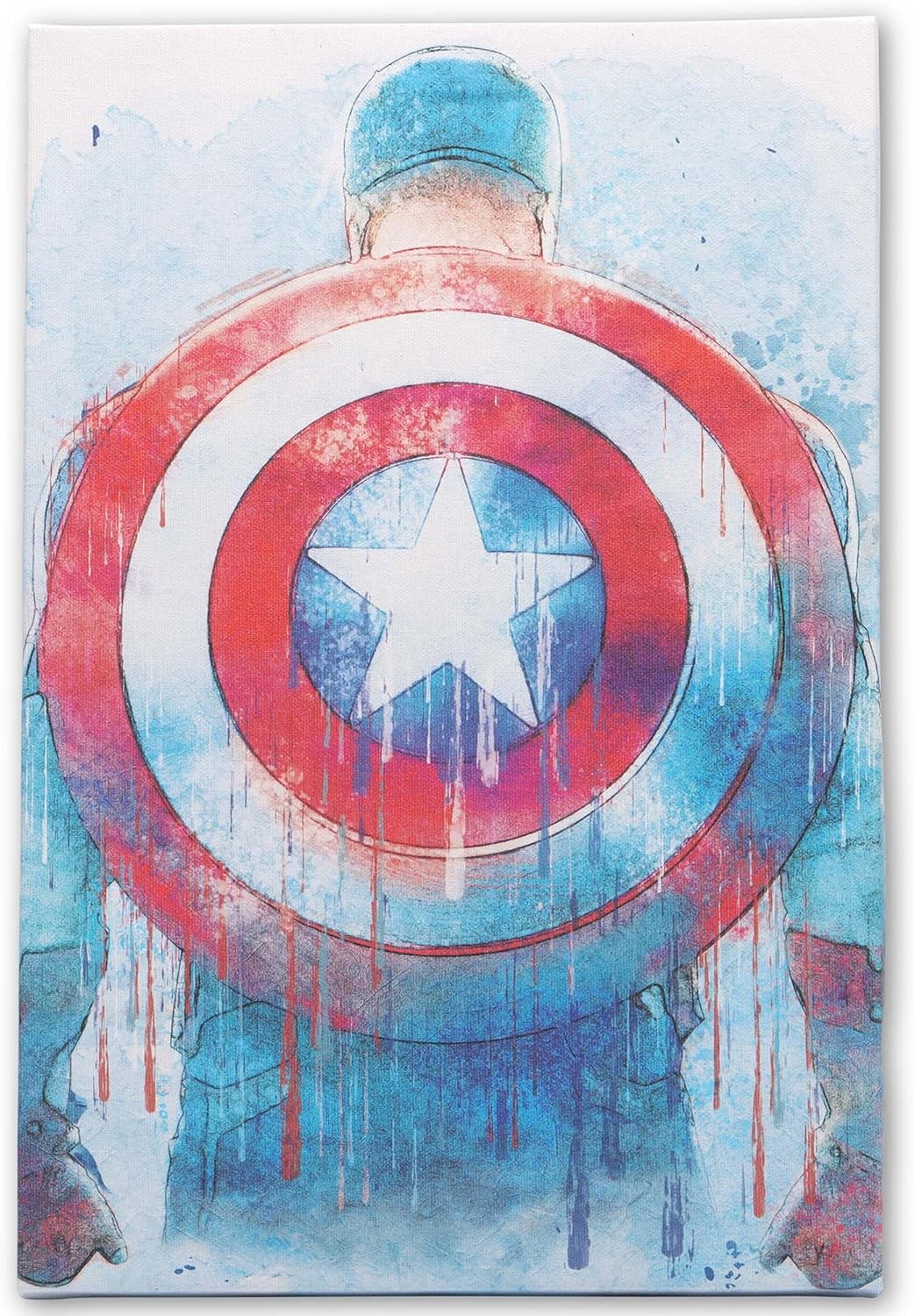 Open Road Brands Marvel Spider-Man and Venom Dual Face Gallery Wrapped Canvas Wall Decor - Venom Wall Art for Man Cave or Movie Room