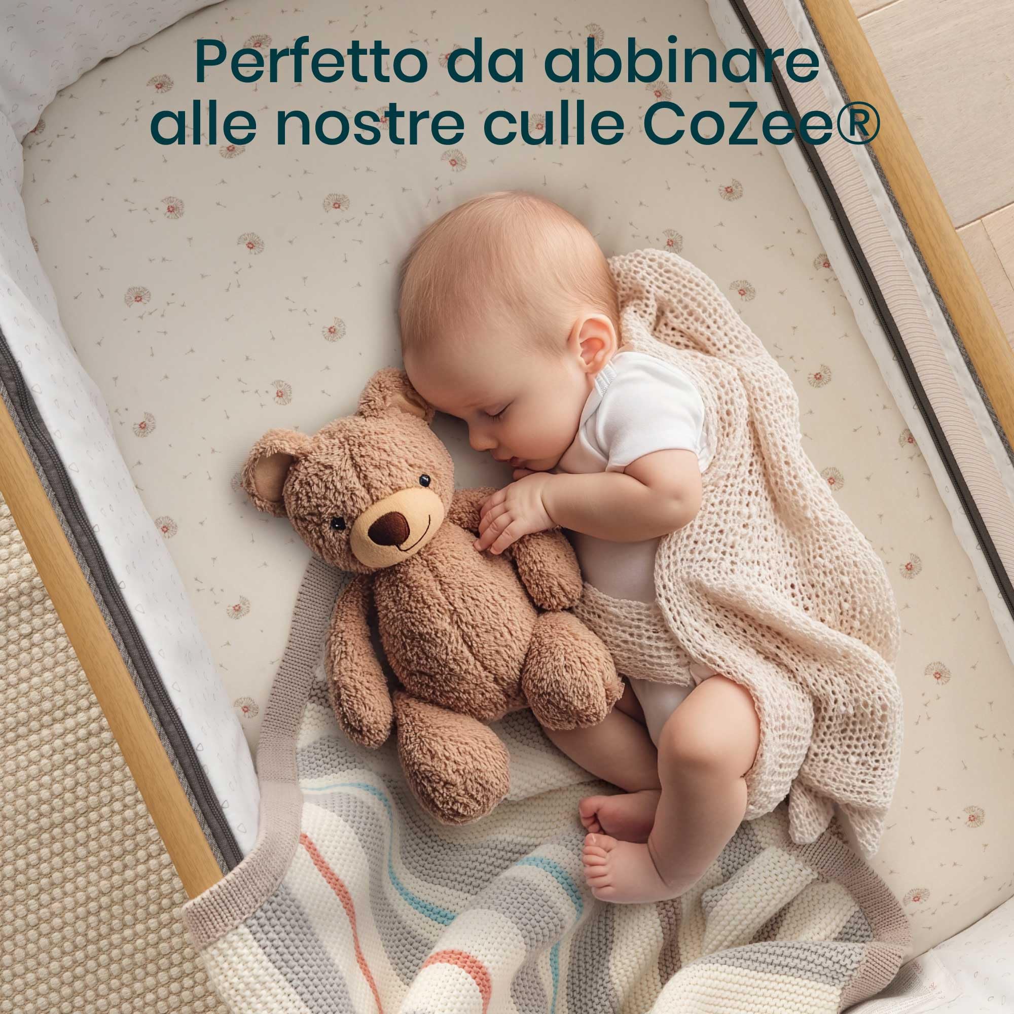 Tutti Bambini Coprimaterasso Culla Impermeabile 81x51 cm Cotone Lavabile