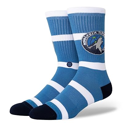 Stance Prep Minnesota Timberwolves Crew Cut Socks Shoes Blue