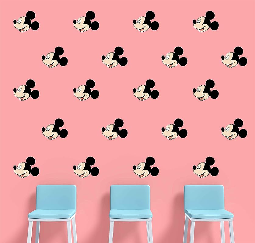 Mickey Mouse head wall decals Disney Wall Decal Vinyl Mural