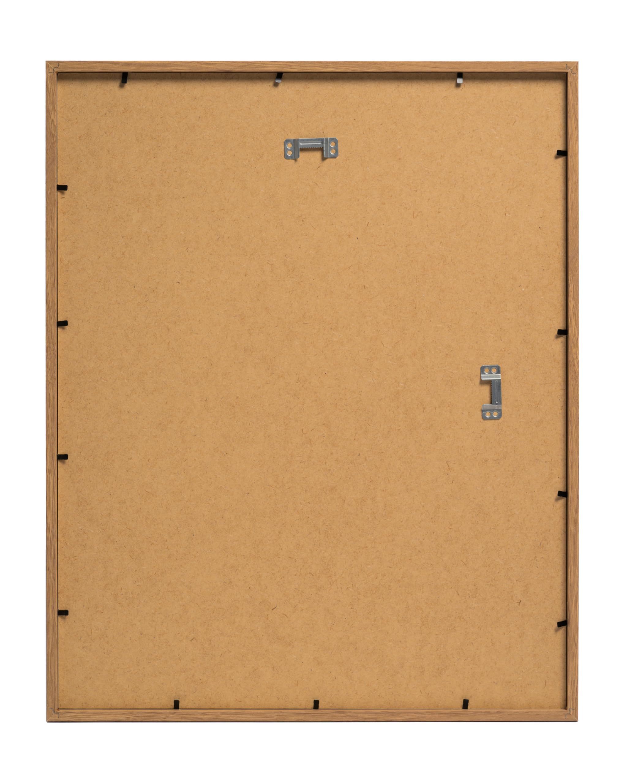 3-B Ramka na zdjęcia Mega – ciemnobrązowa (orzech z optycznym rysunkiem słojów) – 40 x 50 cm – drewniana rama, ramka na zdjęcia, ramka na plakat ze szkłem akrylowym