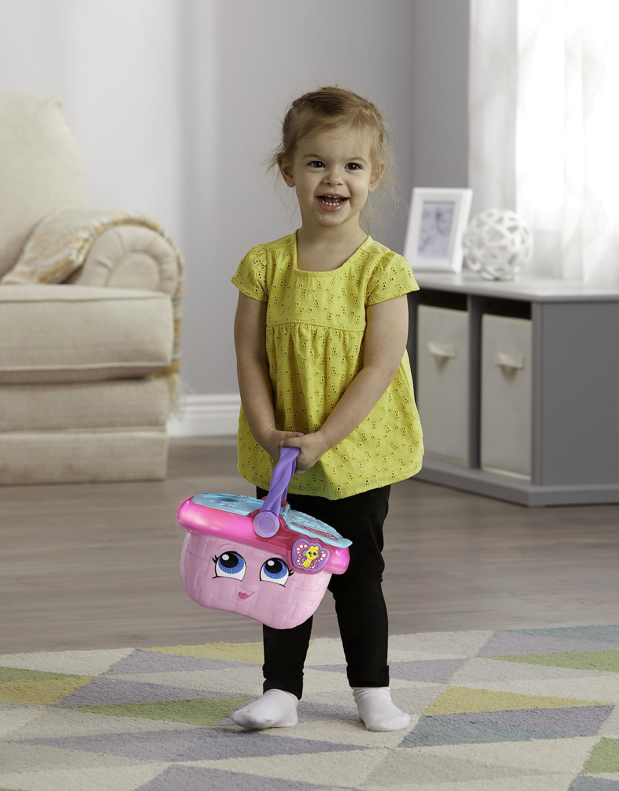 Leapfrog VTech - Cesta de Picnic Formas y sabores, Juguete encajable para niños +1 año, Aprende a clasificar, Ordenar, Modales, Versión ESP