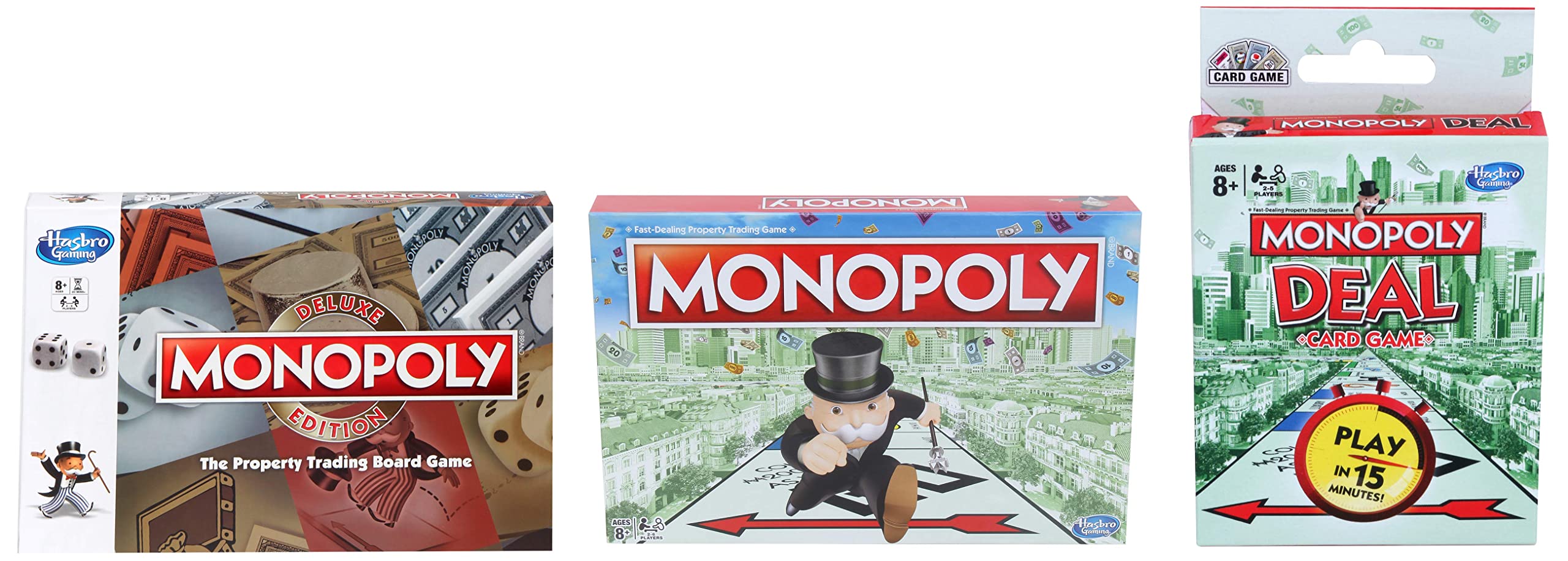 Monopoly Deluxe Edition, Fantasy Board Game, Multicolor & Board Game for Families and Kids Ages 8+, Classic Fantasy Gameplay & Deal Card Game for Families and Kids Ages 8+, Fast Gameplay with Cards