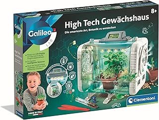 Clementoni Clementoni 59406 Galileo Lab High Tech Greenhouse Experiment Box & Toy for Children from 8 Years