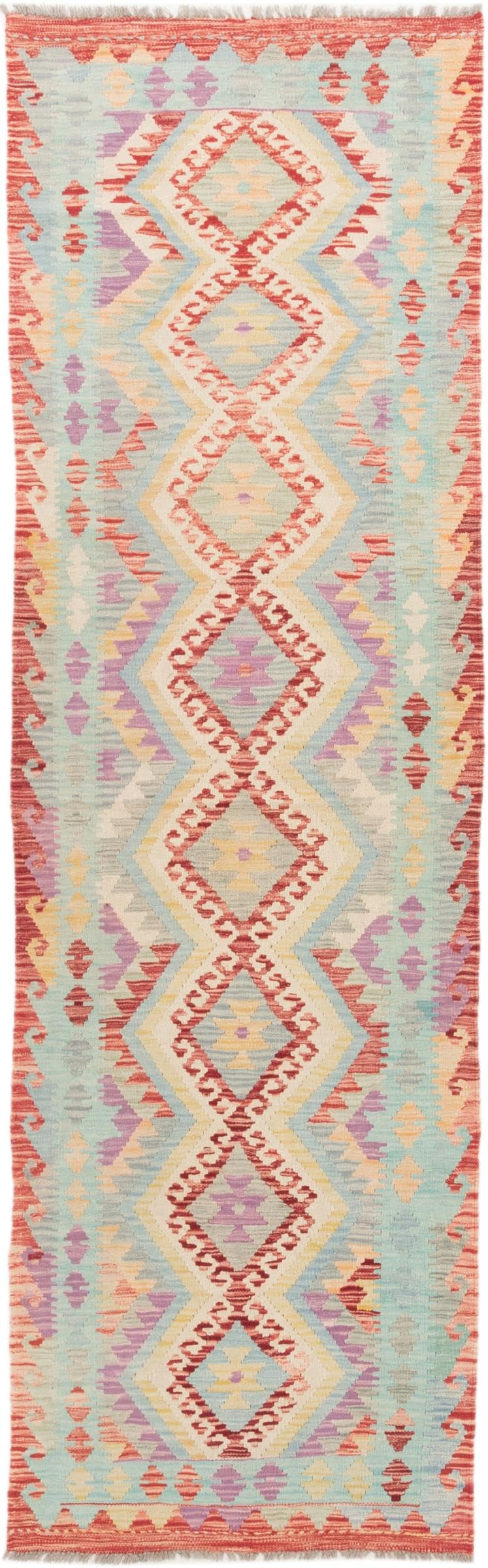 Kilim Afghan 83x292 résistant en laine pour réchauffer un couloir froid
