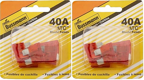 Miniatura 4 de Bussmann (BPATC-40-RP Fusible de cuchilla ATC de 40 amperios, 5 unidades (paquete de 1), naranja