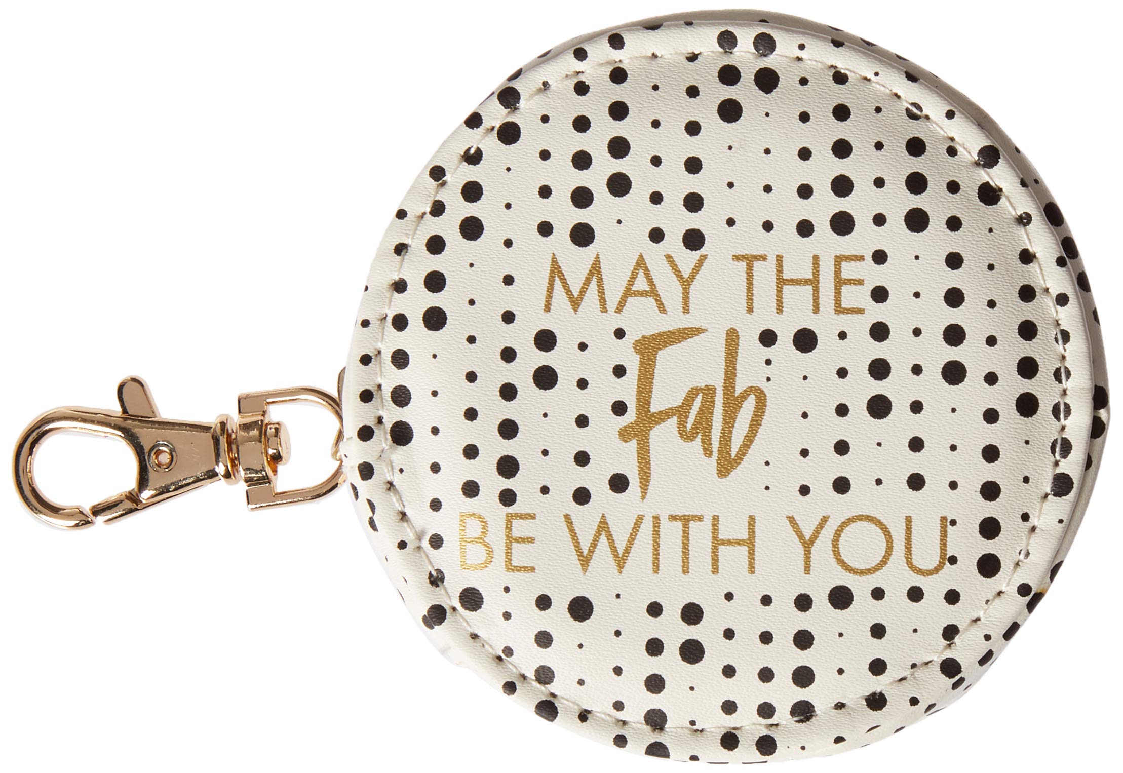 Mary SquareMay The Fab Be With You Earbud Case, 3 x 3 x 1.8, Multicolor
