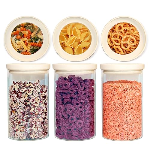 Urban Green Glass Food Storage Jar with Glass Lid, Food