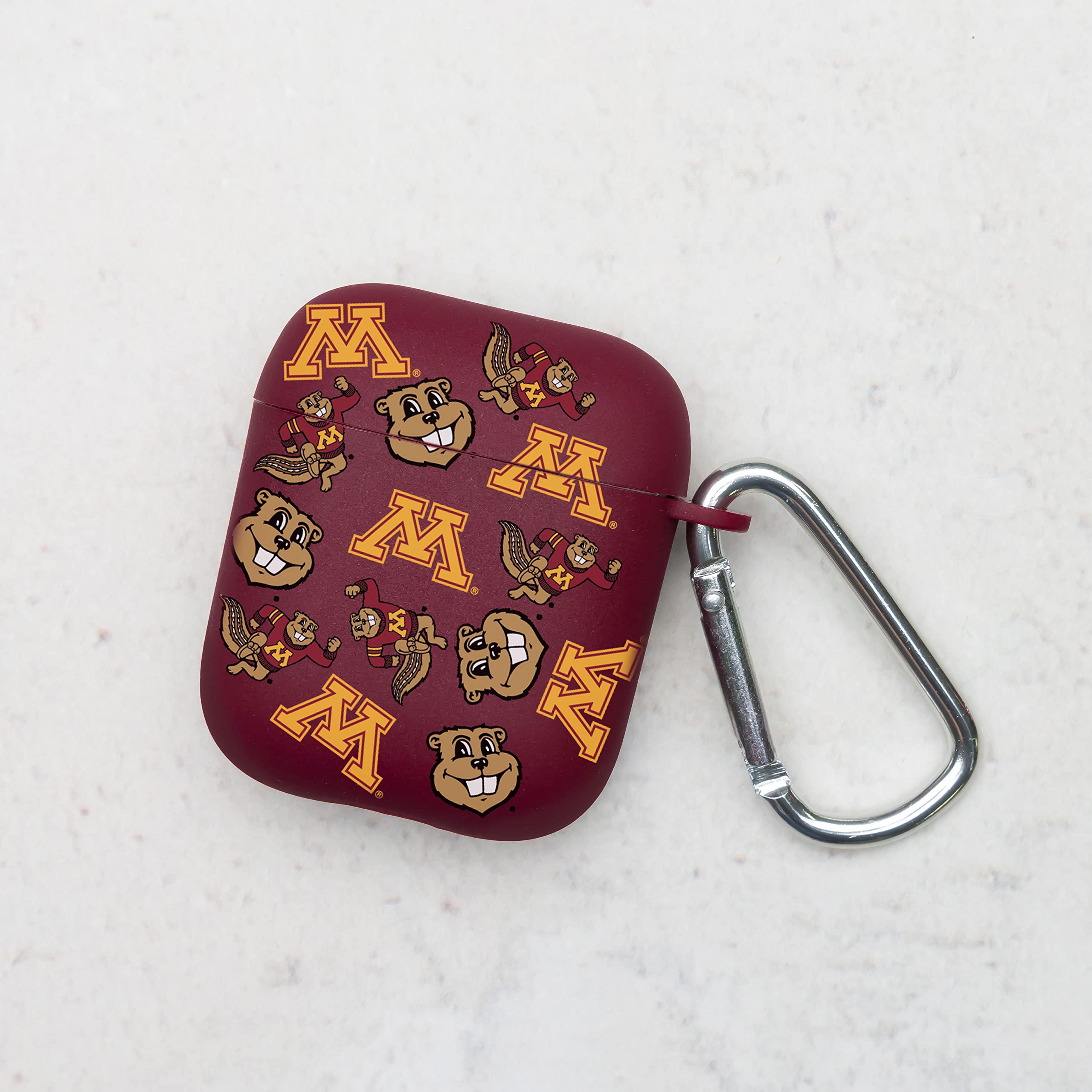 AFFINITY BANDS Minnesota Golden Gophers HD Case Cover Compatible with Apple AirPods Gen 1 & 2 (Random)