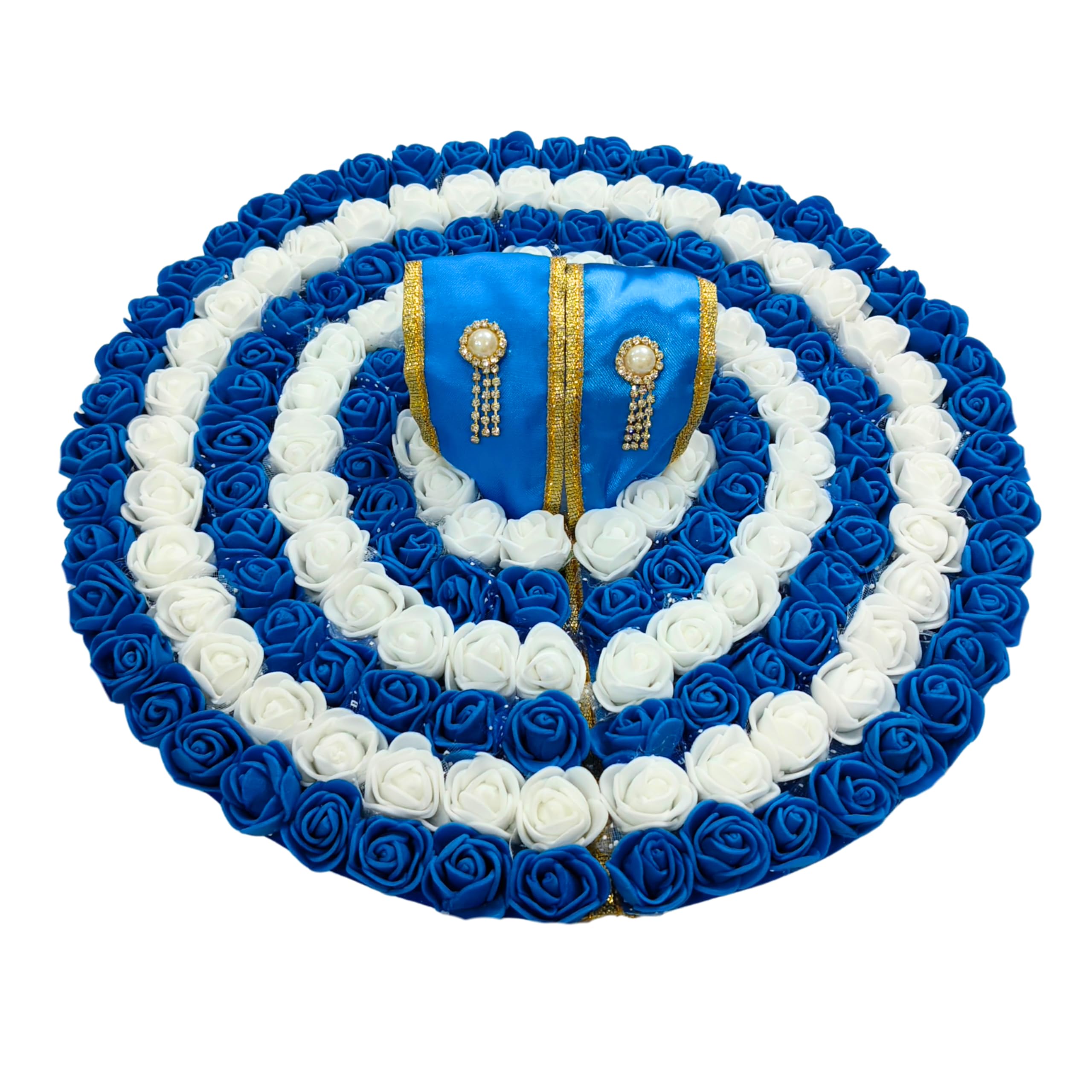 Deity Laddu Gopal Poshak Size 1 | Designer Dev Vastra for Thakur Ji | Bal Gopal Krishna Flower Dress | Fancy God Ladoo Gopal Outfit