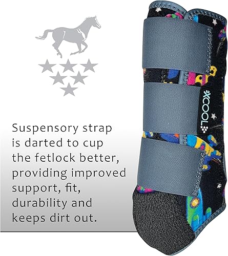 Vista 194 de Professional's Choice 2XCOOL Botas deportivas para caballos medicinales, diseño protector y transpirable para máxima comodidad y durabilidad en Negro