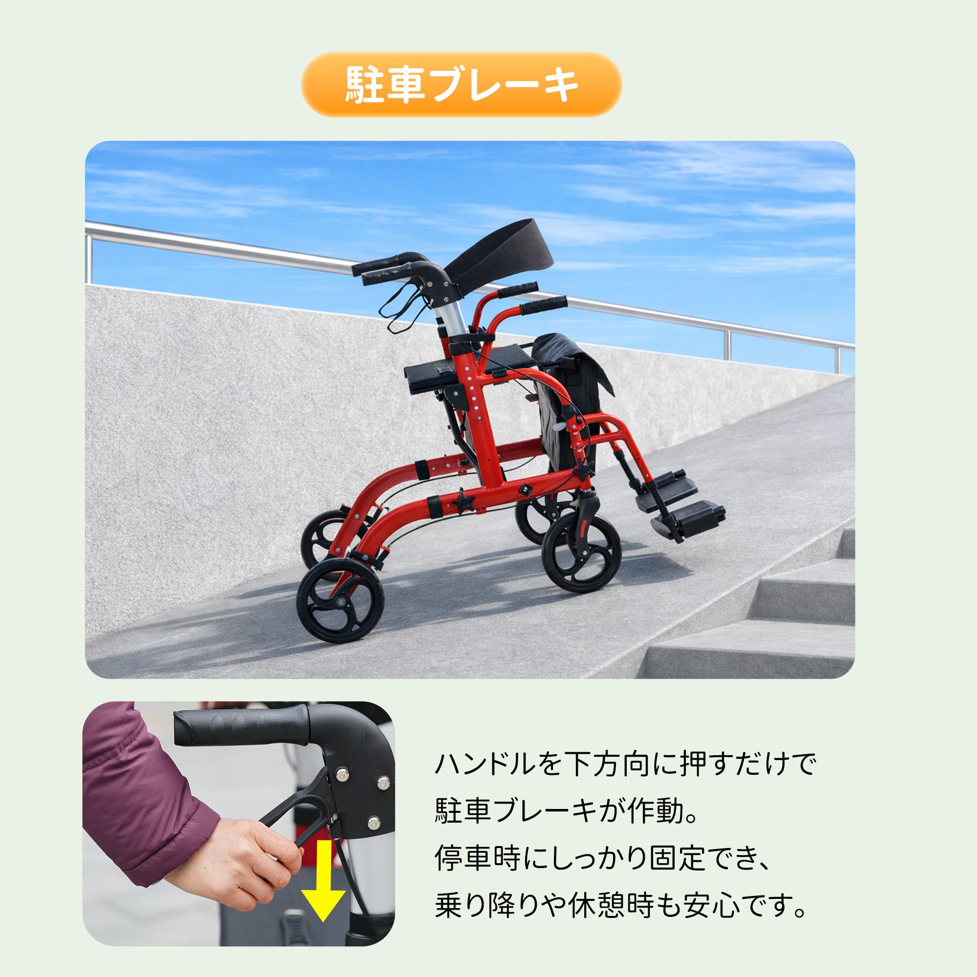 Amazon | シルバーカー 軽量8.8kg 歩行器 高齢者用 折り畳み 歩行補助 
