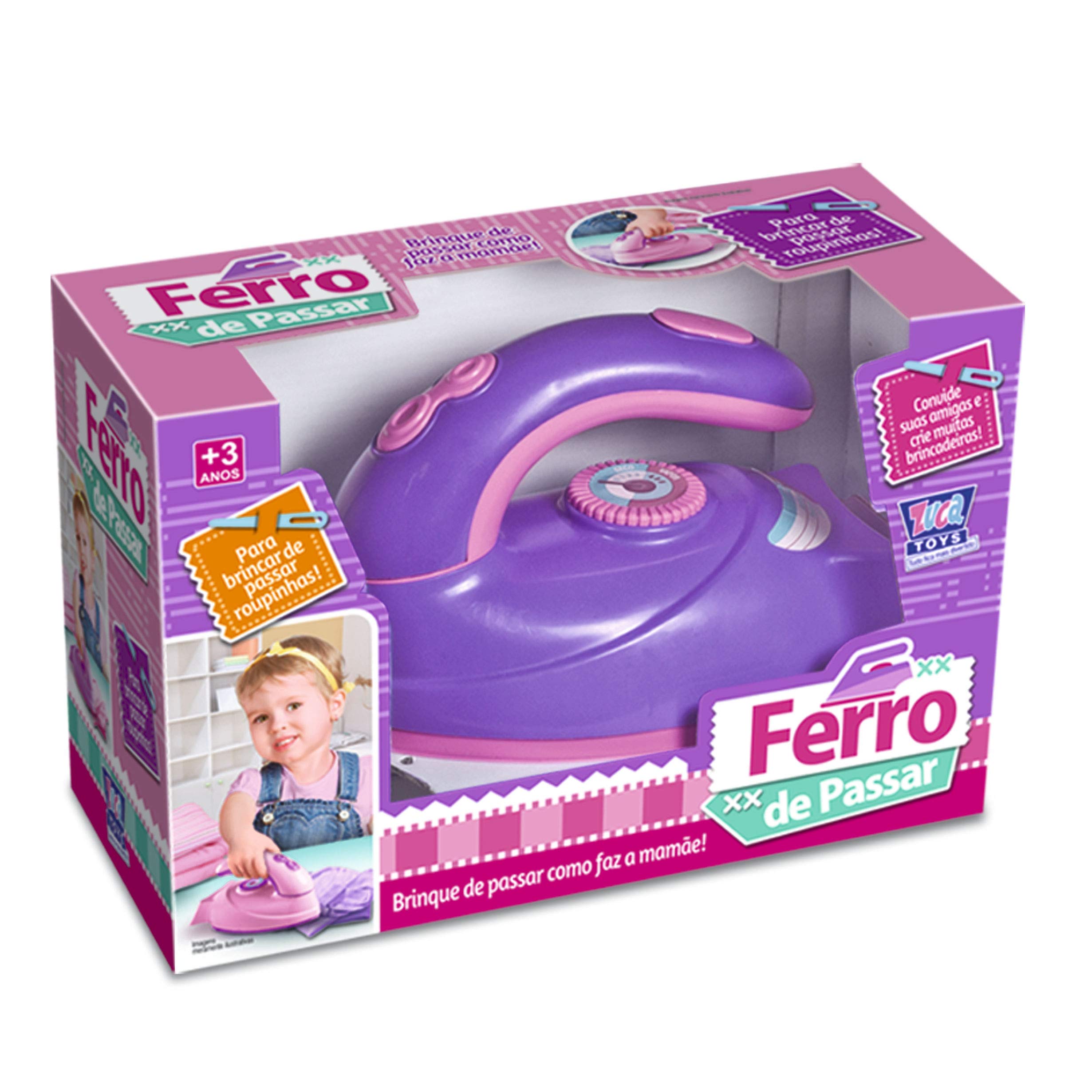 Ferro De Passar Zucatoys Rosa E Lilás | Amazon.com.br