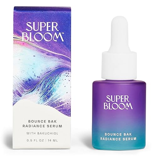 SUPERBLOOM Suero facial Suero antienvejecimiento Bounce Bak Alternativa al retinol Bakuchiol para el brillo de la piel Fórmula hidratante a base