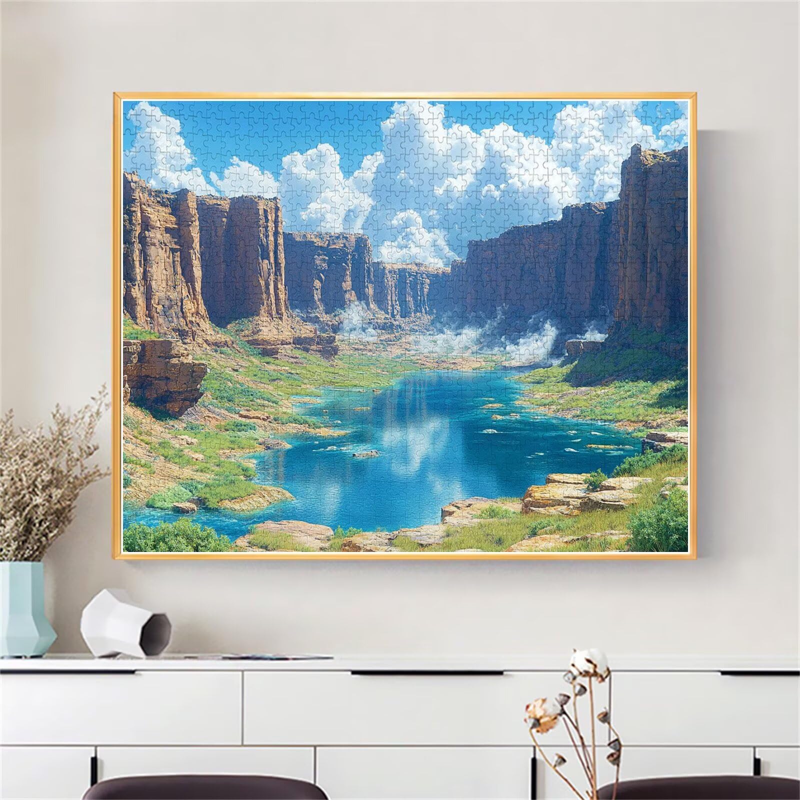 Puzzle Erwachsene 2000 Teile Schlucht Landschaft Educa Jigsaw für Kinder ab 8 Jahren Mädchen Jungen, Erwachsene Impossible Klassische Puzzles Schwer, Anspruchsvoll Spielspaß, Geschenke 70x99cm t-958