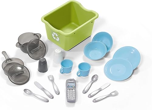 Miniatura 7 de Step2 Lifestyle - Juego de cocina personalizado para niños, incluye más de 20 accesorios de cocina de juguete, características interactivas para un