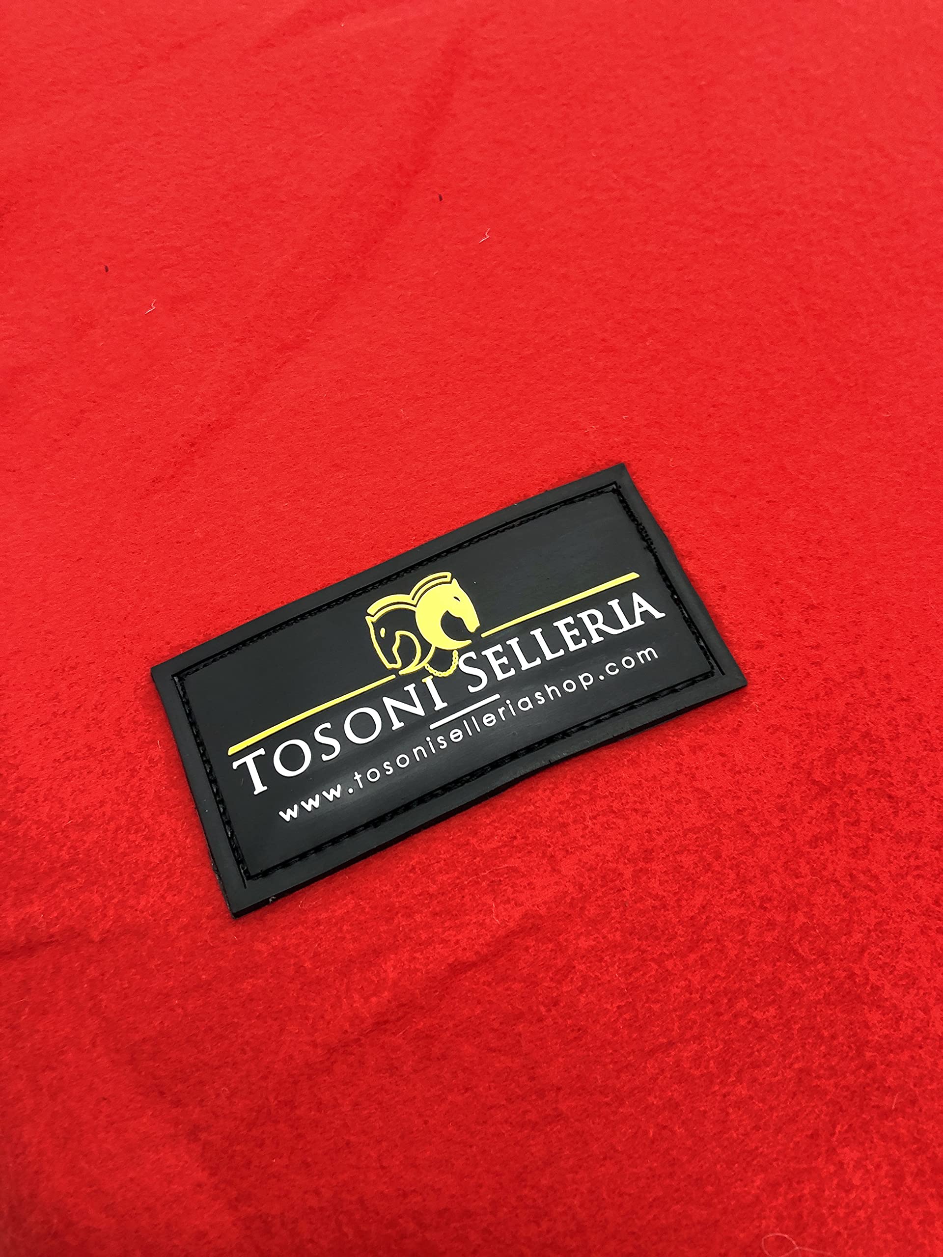 Horses, Fleece Pferdedecke, Basismodell, weich und bequem, ideal für Transport und Feierabend, Größe XS-120cm bis XXL-162cm, erhältlich (Rot- 155 cm) - 4