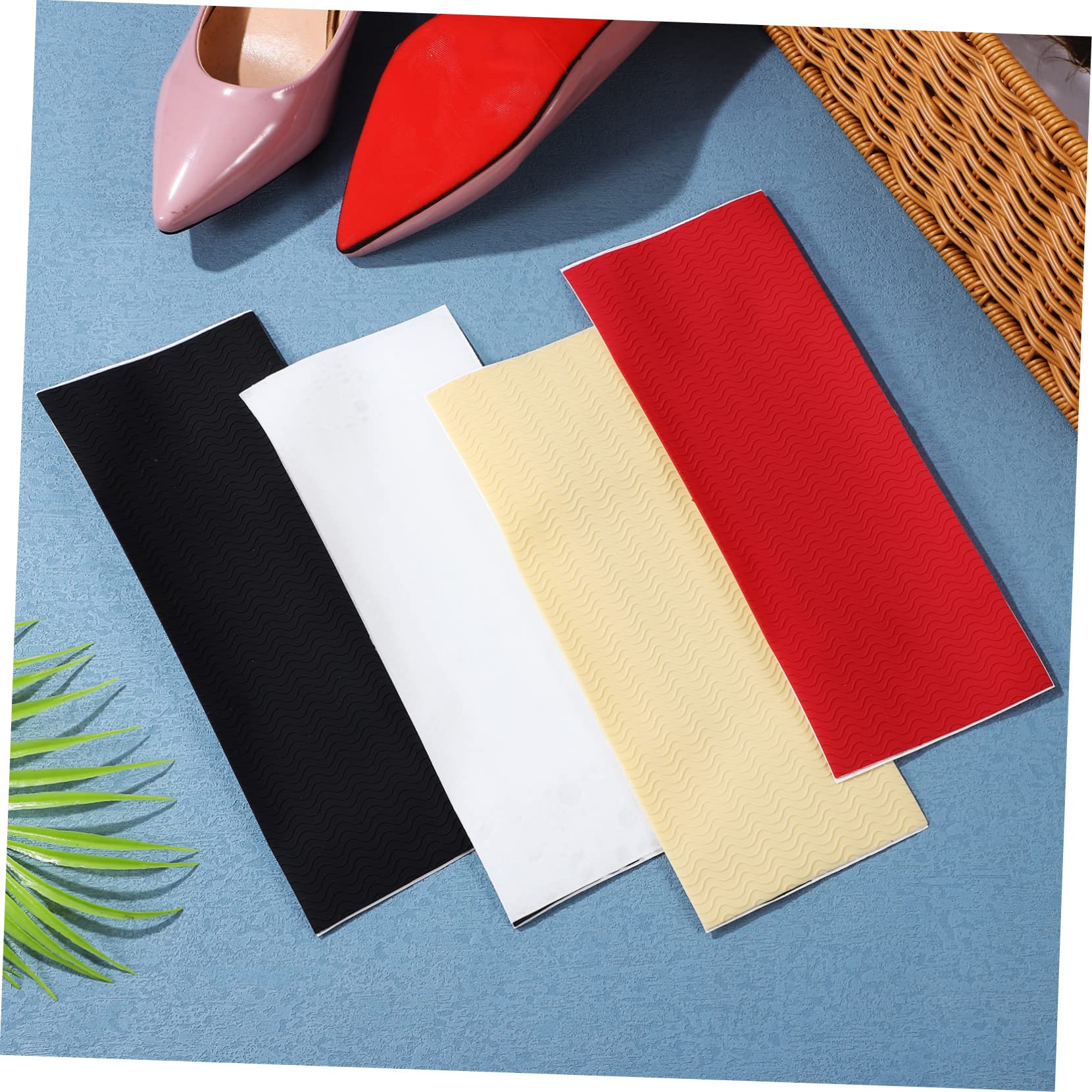 2 Sätze Schuhsohlen Schützer Selbstklebende Grips Für High Heels Rutschfeste Gummipads Rutsch Film Für Sportschuhe Geräuschreduzierung 4 Stücke * 2