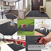 Vista 21 de Roykaw Garage Floor Mat and Mechanic Pad, Motorcycle Parking Mat,Protect Floor from Spills, Drips, Splashes and Stains, Oil Absorbent/Cut to