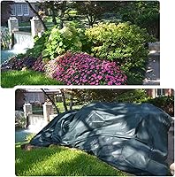 Vista 2 de 11012 10 x 12 pies Cubierta de protección contra heladas para plantas rectangular de 10 x 12 pies, Verde oscuro