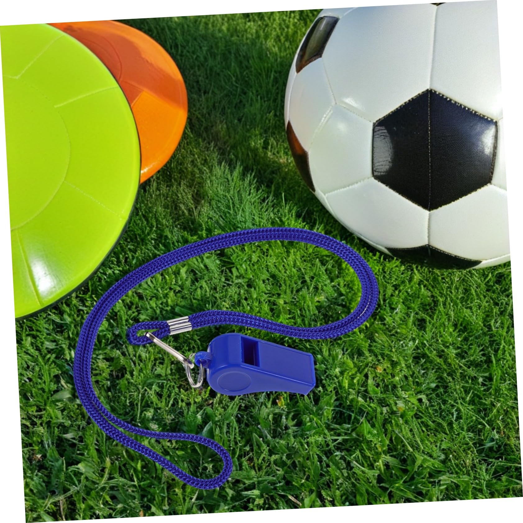 TOYANDONA Fischietto di Sopravvivenza Blu 36 Pezzi Plastica Leggero | Arbitri e Avventure Outdoor, Suono Forte e Portatile, Design Resistente in Poliestere