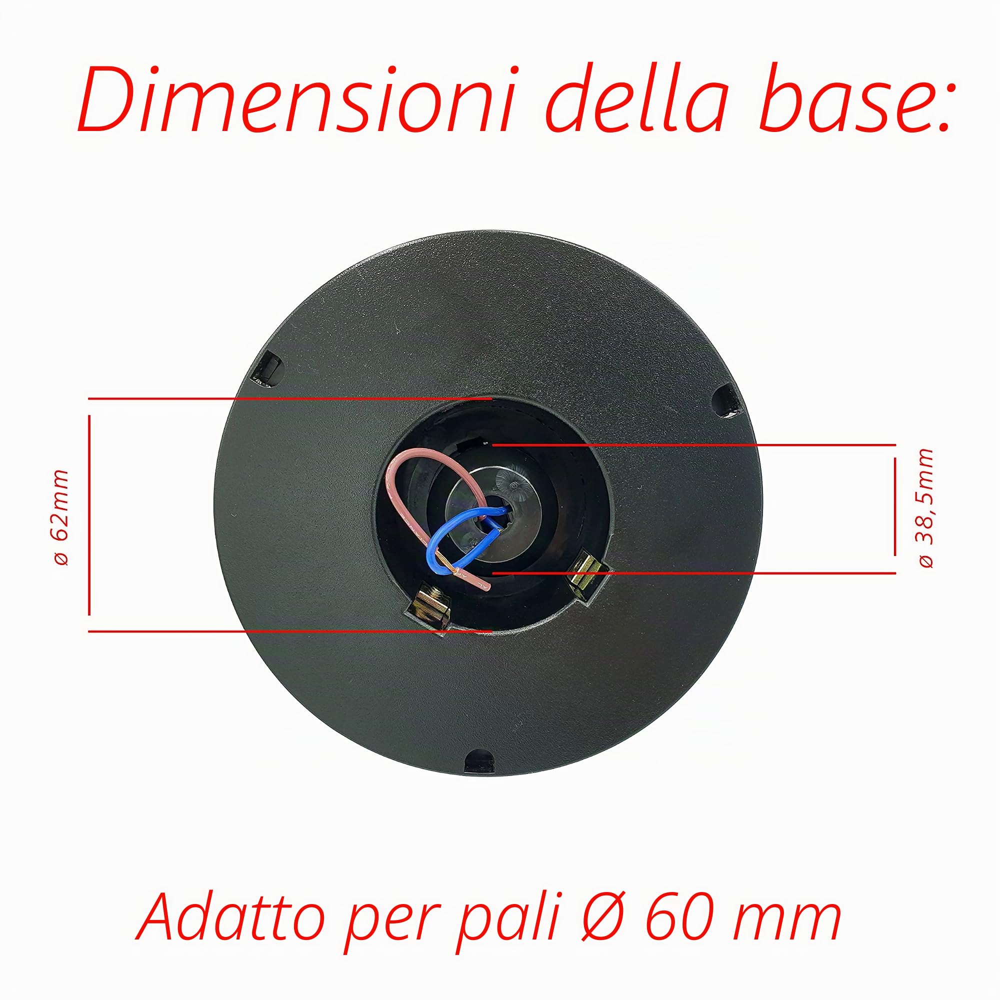 APOLUX: Sfera per esterno in PMMA, 300mm, E27, "Half Moon"
