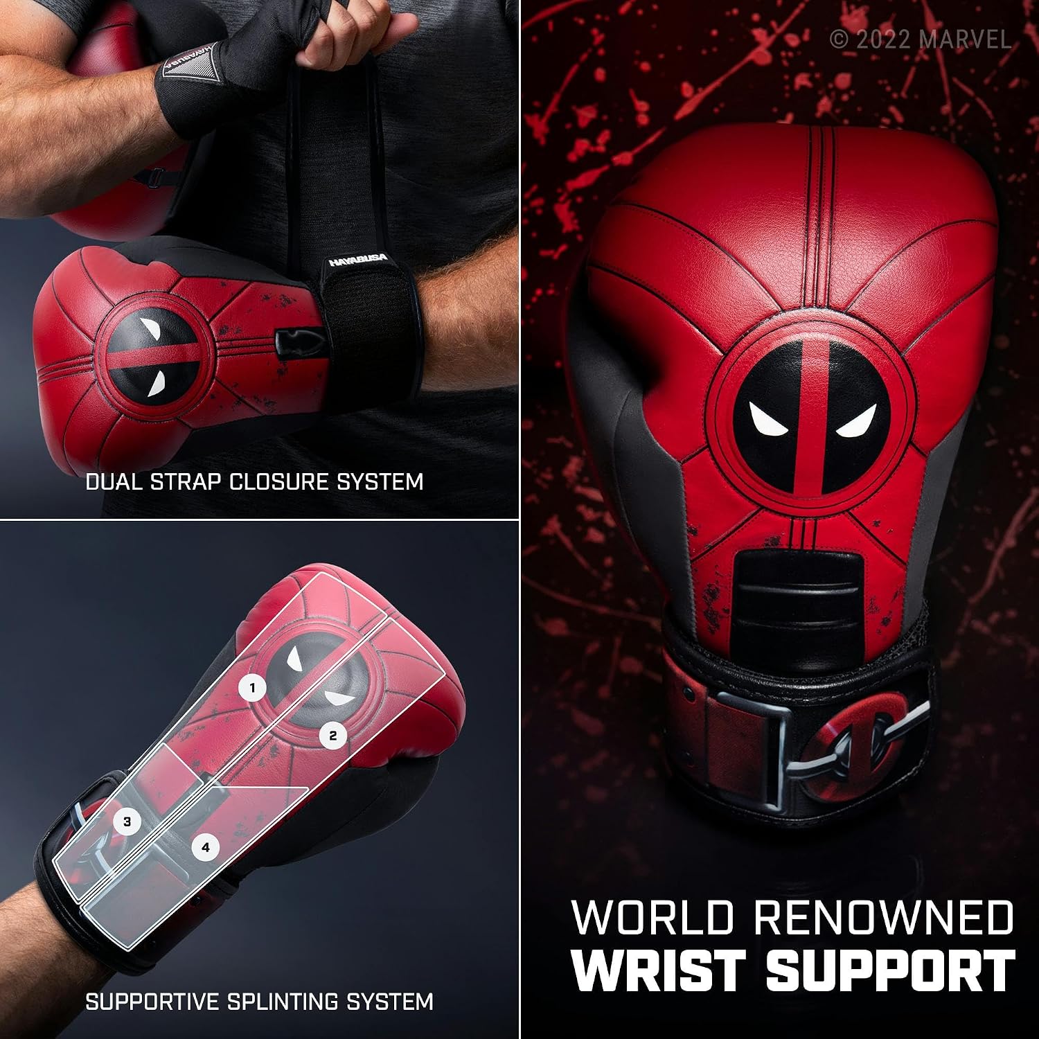 Hayabusa Marvel Hero Elite Boxing Gloves for Men and Women