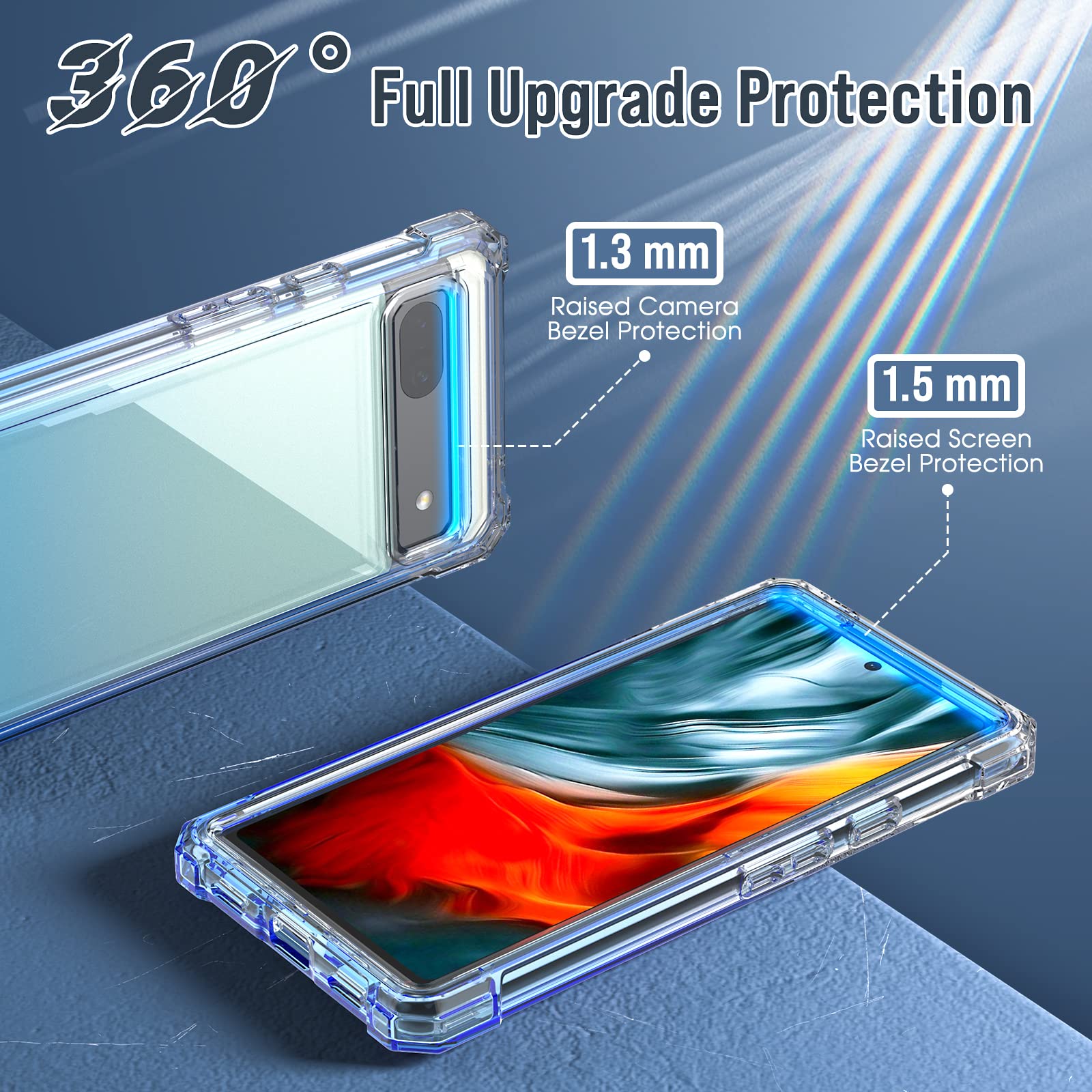 Funda Para Google Pixel Mica De Cristal Templado Uso Rudo