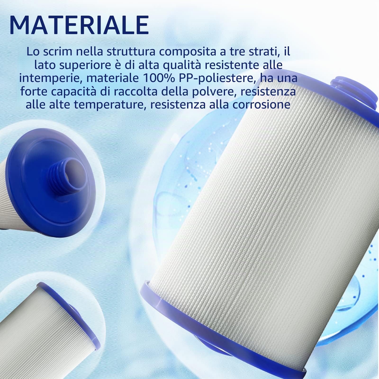 YANHUA Filtro Spa per Filtro PWW50 Cartuccia Filtro Ricambio per Pleatco PWW50P3 per Unicel 6CH-940 Filbur FC-0359 Waterway Plastics 817-00