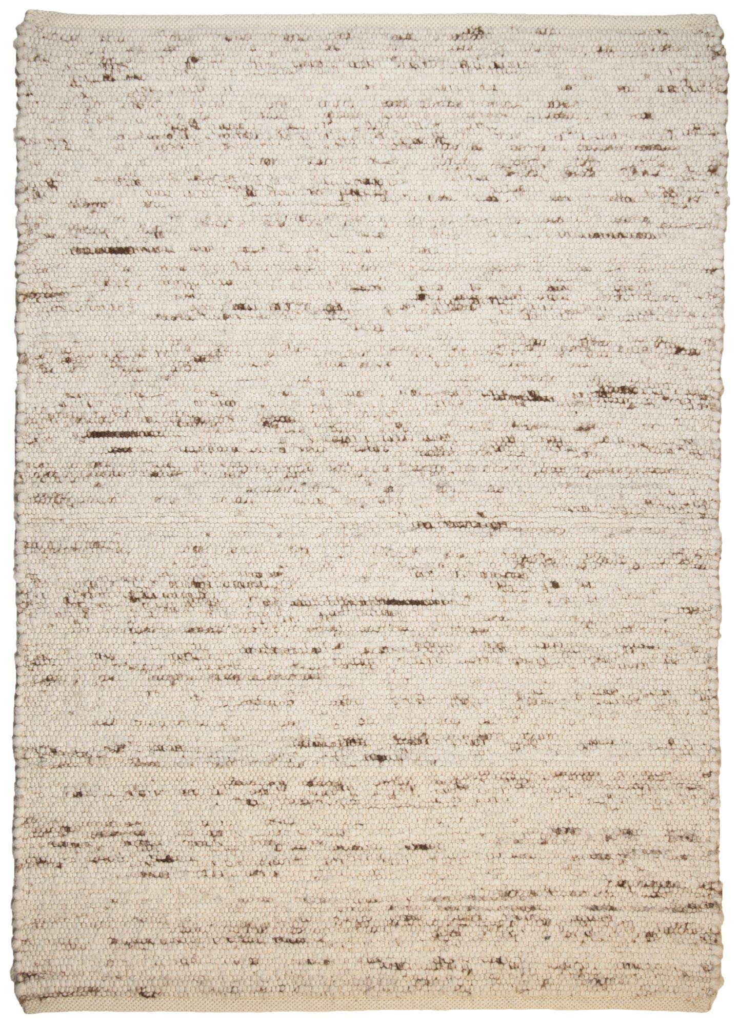 Zeitloser Naturteppich aus 100% nachhaltiger Schurwolle; handgewebt und beidseitig verwendbar | 90 x 160 cm; Farbe: Natur Multi | THEKO die markenteppiche - BERBERINA SUPER, 90x160 cm