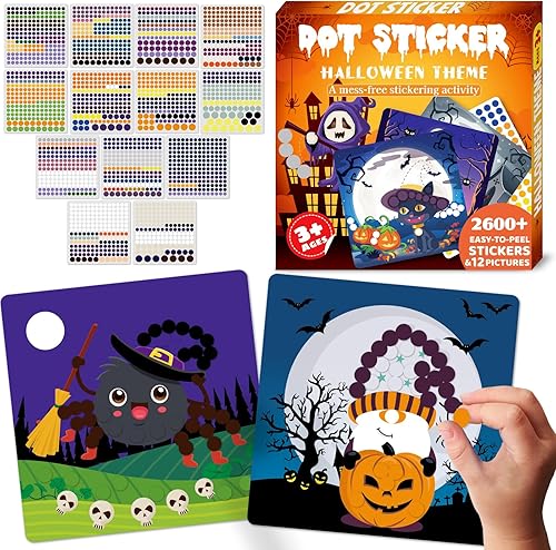 Calcomanía de punto de Navidad para niños, 12 imágenes temáticas de Navidad, calcomanías fáciles de poner, regalos de calcetines, kits de