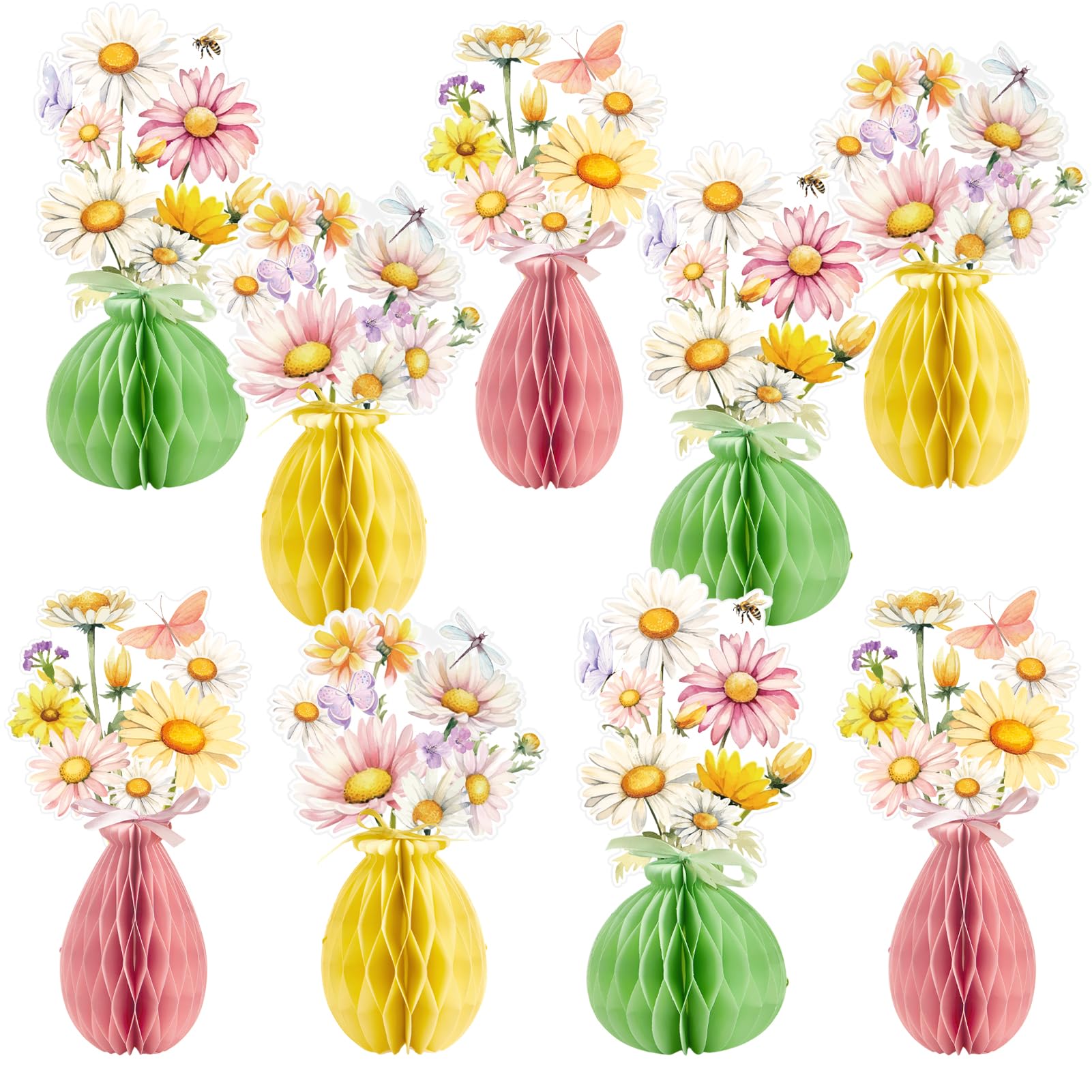 SUNBEAUTY Wabenball Honeycomb Balls Zeremonie Dekoration für Tischdeko Geburtstag Hochzeit