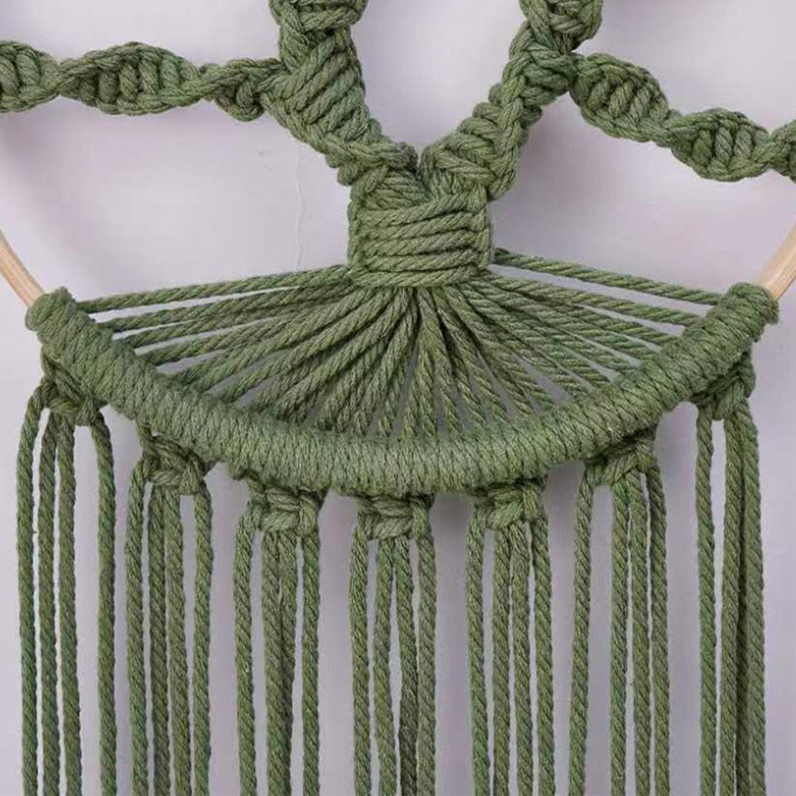 Árbol de la Vida Dream Catcher, Macrame Wall Hanging Large Dreamcatcher Tejido Boho sueño Catchers para para Teen Room Nursery Bedroom Dormitorio Chic Gift Chic Wall Decor,Green Tree of Life
