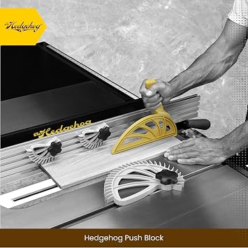 Premium Hedgehog itme bloğu, masa testereleri ve freze masaları için - Ultimate itme çubuğu
