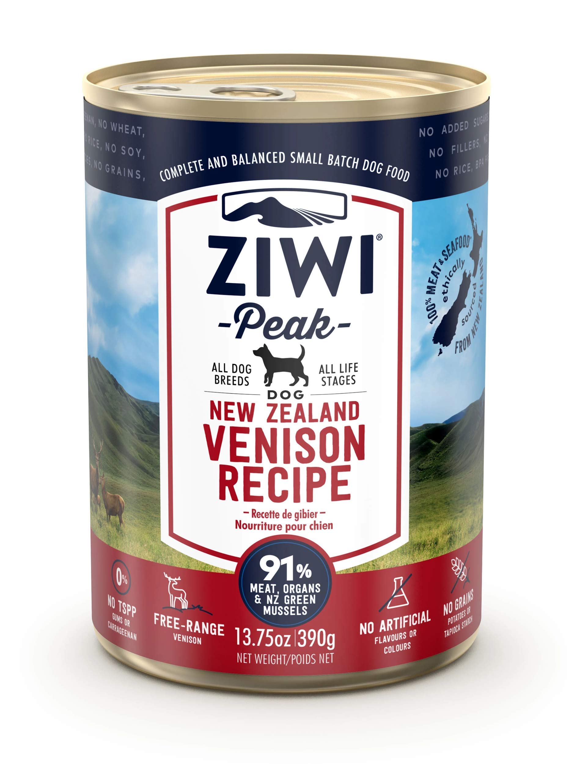 Ziwi ZPCDV0390C-​EU Moldes para perros con diseño de ceniza, 390g