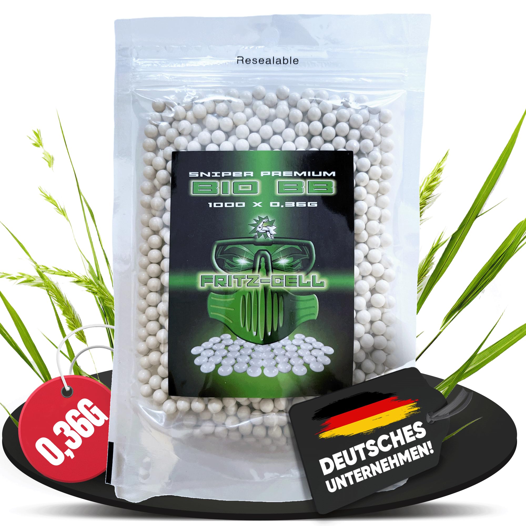 BB Bio Sniper Airsoft 6 mm sfere rotonde Premium BB's Airgun