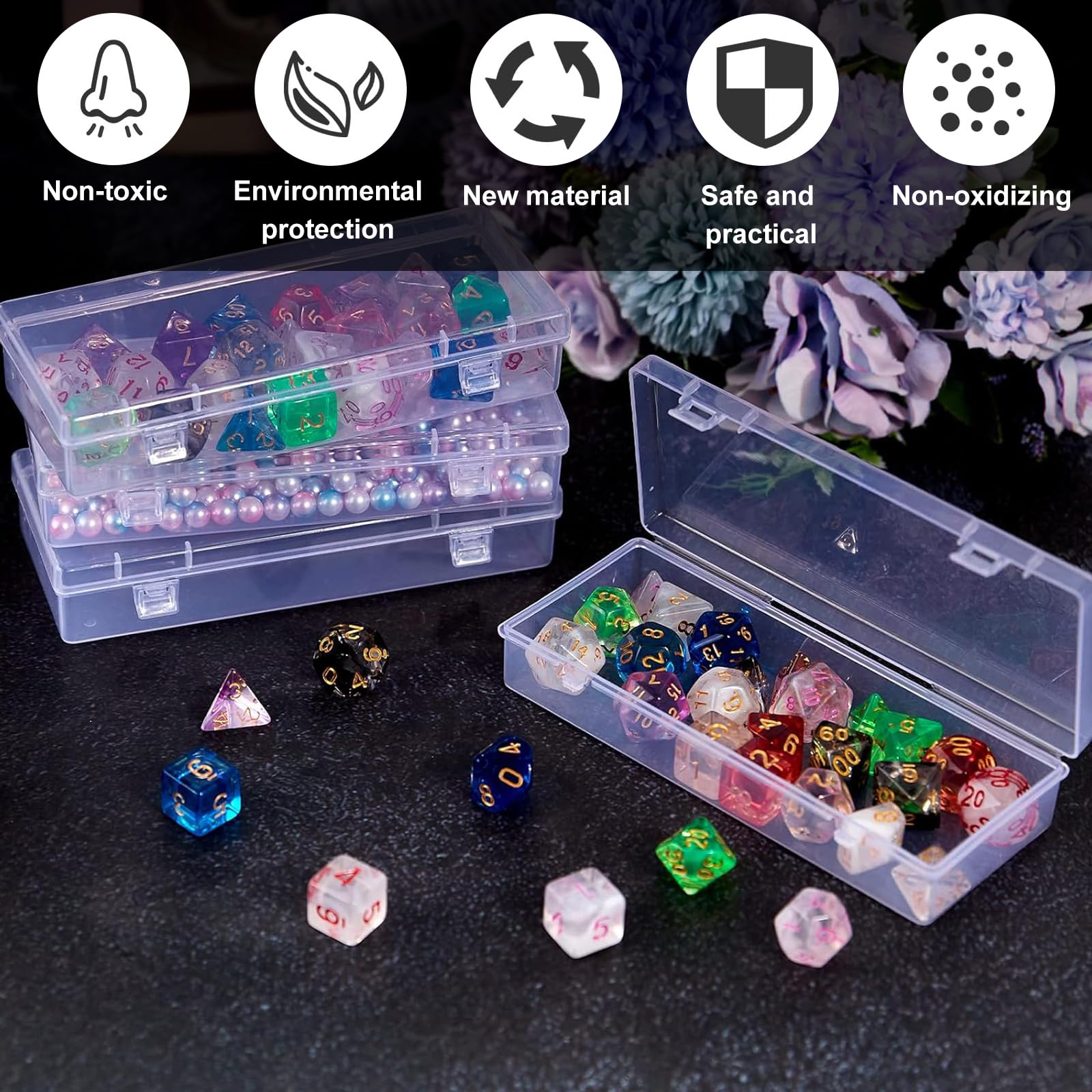 Ensemble De Petites Boîtes De Rangement 15,5 X 6,5 X 3 Cm - Petite