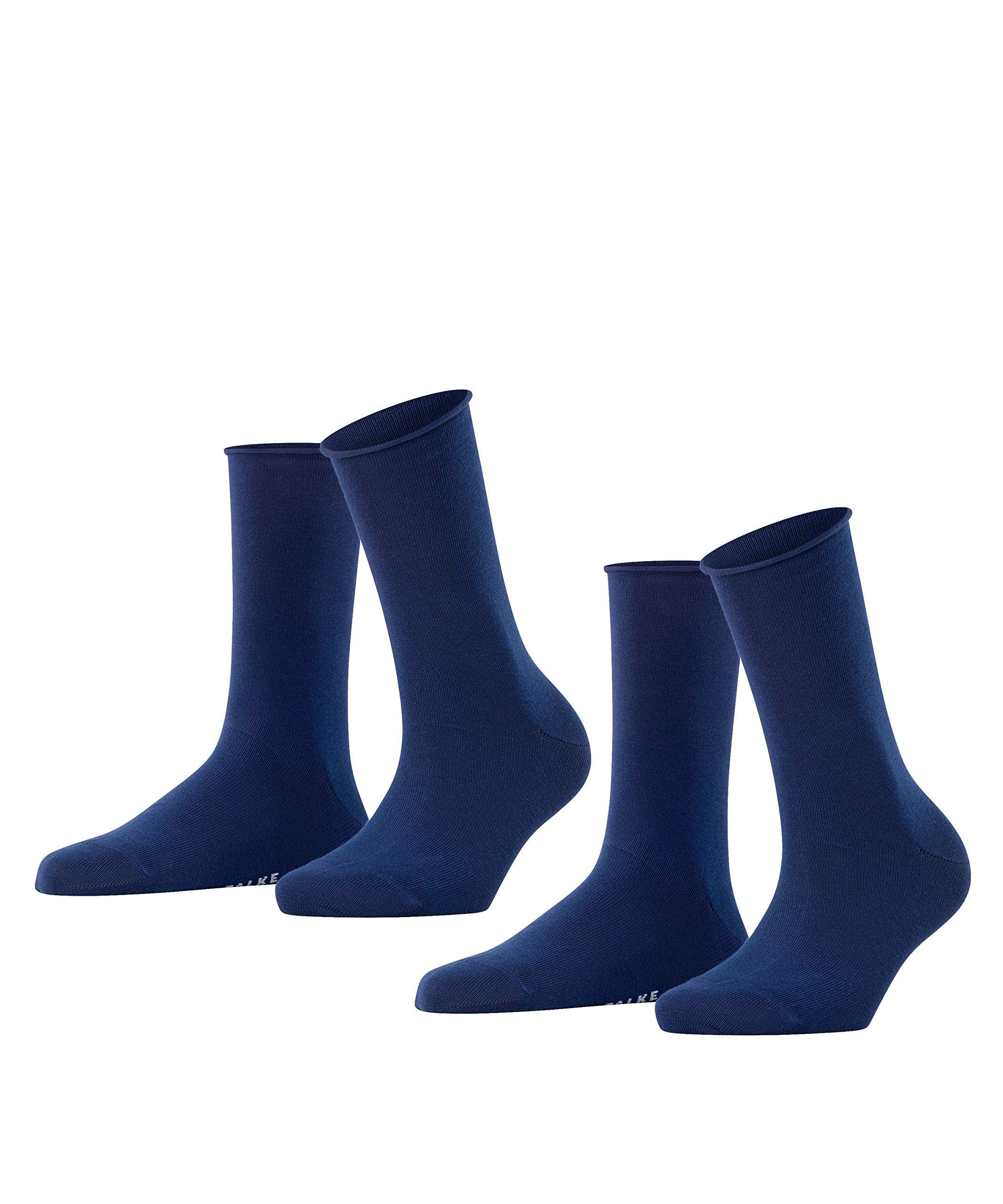 FALKE Women's Happy Double Pack W So Cotton Plain Socks (pack of 2)