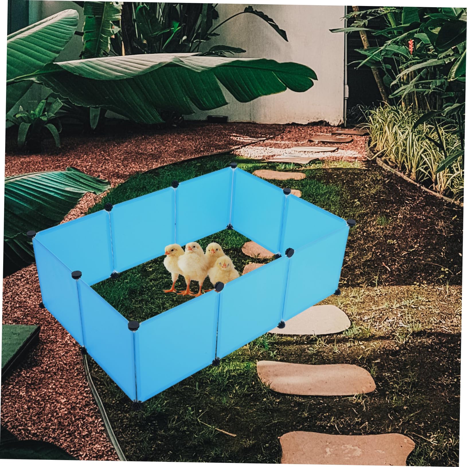 Recinto Box per Piccoli Animali, Set da 10 Pannelli Pp | Montaggio Rapido, Smontaggio Pratico, Trasporto Comodo, Uso Interno e Esterno, Design Semplice