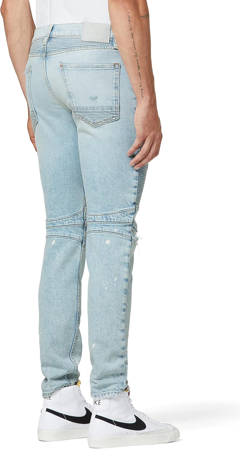 HUDSON Mens The Blinder V.2 Skinny Biker Jean RpJeans