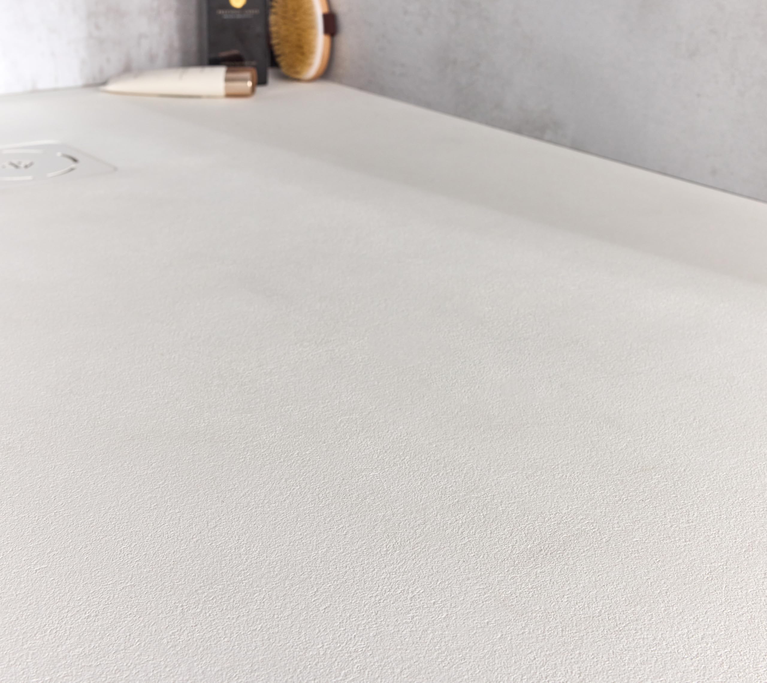 Jacob Delafon Receveur Douche Extraplat Struktura 140x80 Blanc | Neoroc antibactérien. Antidérapant PN24. Redécoupable. Adpaté PMR
