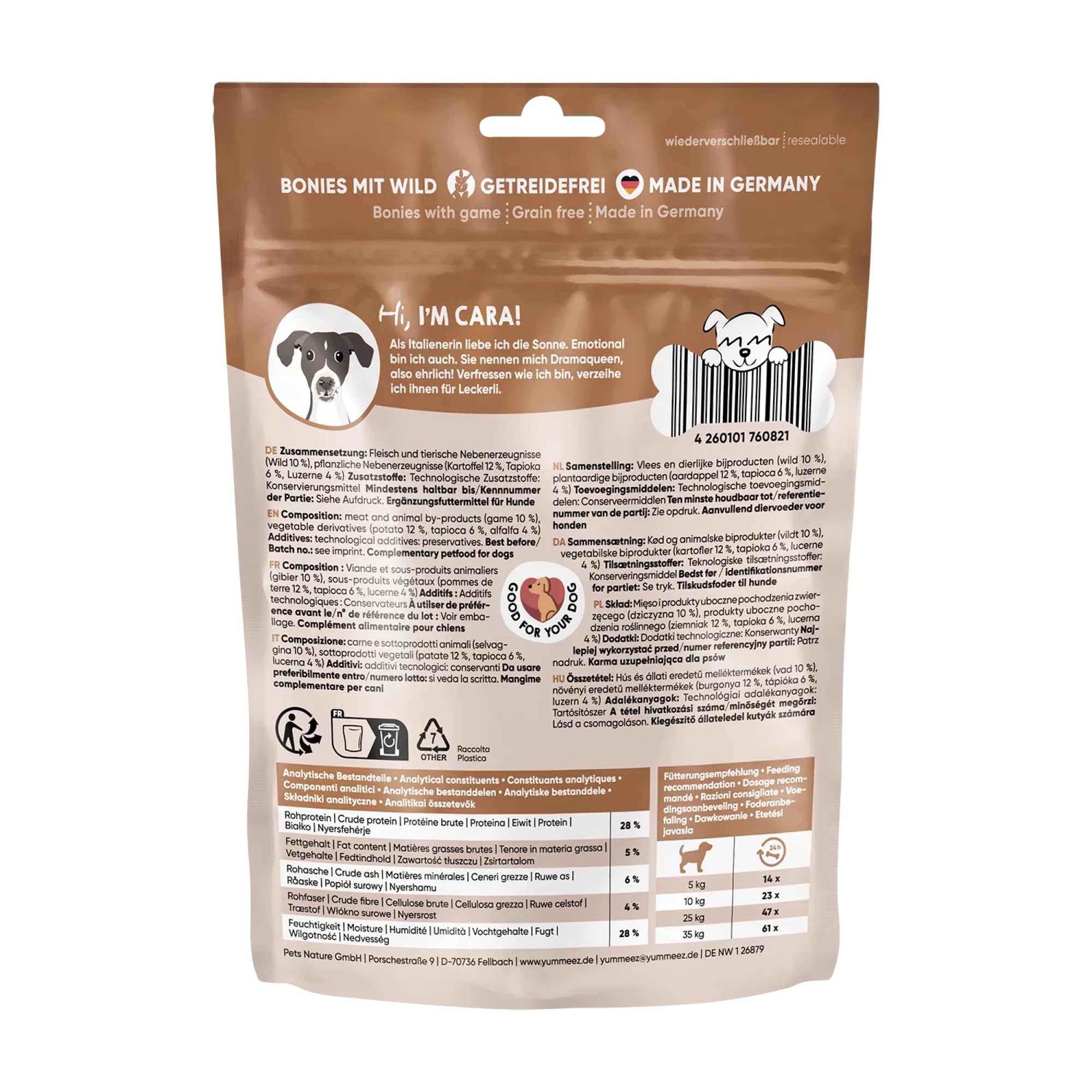 Yummeez Small Bones Hundesnack mit Hohem Fleischanteil, 175 g – Ansicht 2